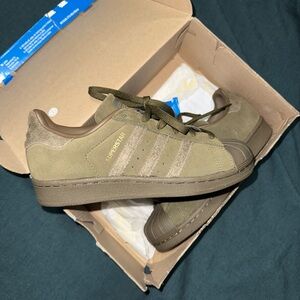 Adidas Superstar Olive Green Sneakers